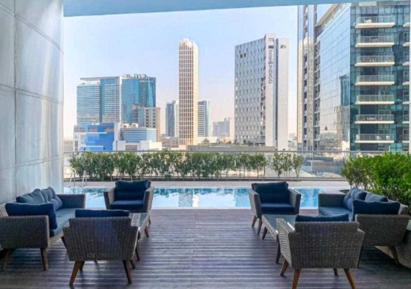 Modern 1Br Apartment, High Floor, Near Dubai Mall Exterior photo
