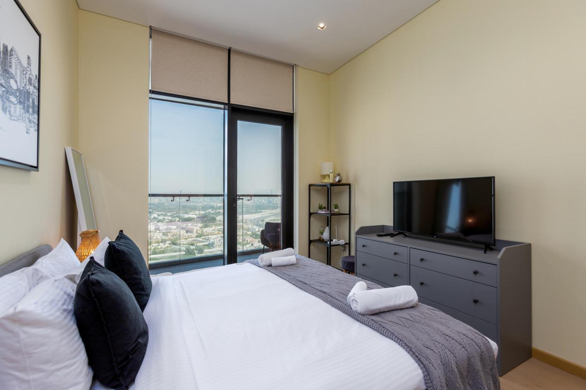 Modern 1Br Apartment, High Floor, Near Dubai Mall Exterior photo